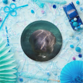 かわいいベビーのマナティーの紙皿 ペーパープレート (パーティー)