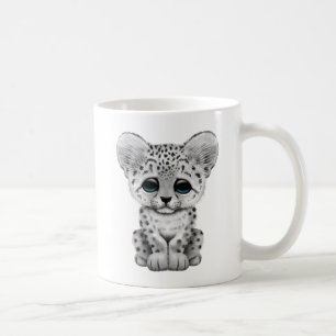 かわいいベビーのユキヒョウカブス コーヒーマグカップ