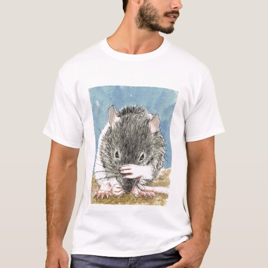 かわいいベビーのラット Tシャツ (正面)