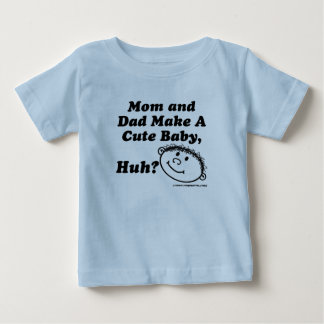 かわいいベビーの与太者のティー ベビーTシャツ