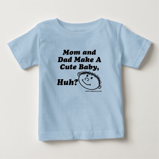 かわいいベビーの与太者のティー ベビーTシャツ (正面)
