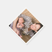 かわいいベビーの初めてのクリスマス紙ナプキンス スタンダードカクテルナプキン (角)