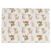 かわいいベビーの家畜 ラージペーパーバッグ (裏面)