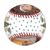 かわいいベビーの最初のクリスマスツリースケッチ2写真 野球ボール (裏面)