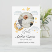 かわいいベビーの発表とベビーペンギン 案内状 (スタンド正面)