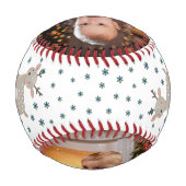 かわいいベビーの第1回クリスマストナカイ2写真 野球ボール (裏面)