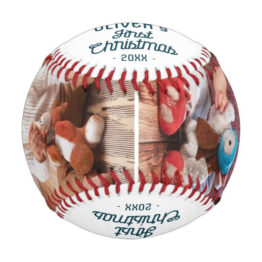 かわいいベビーの第1回クリスマストナカイ2写真 野球ボール (正面)