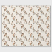 かわいいベビーの馬 ラッピングペーパー (フラット)