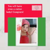 かわいいベビーはがき ポストカード (正面/裏面)