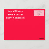 かわいいベビーはがき ポストカード (裏面)