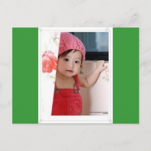 かわいいベビーはがき ポストカード (正面)