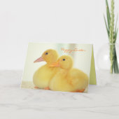 かわいいベビーはカスタムなイースターカードを引込めます シーズンカード (正面)