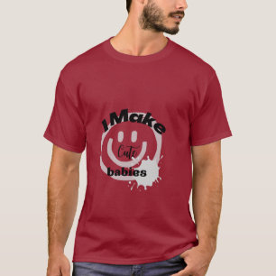 かわいいベビーを作おもしろいる新しいお母さんプレゼント Tシャツ