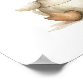 かわいいベビーアニマルアヒル滞在かわいい子供部屋キッズルーム ポスター (角)