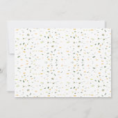 かわいいベビーアニマルズジャングルパーティーテーマベビー散水 招待状 (裏面)