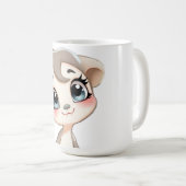 かわいいベビーアニマルデザイン コーヒーマグカップ (正面右)
