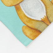 かわいいベビーアニマルピッティングファーム子供部屋毛布 フリースブランケット (角)