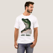 かわいいベビーアリゲーターデジタルアート Tシャツ (正面フル)