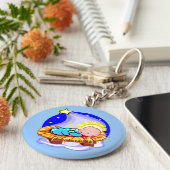 かわいいベビーイエスアンドスター キーホルダー (側面)