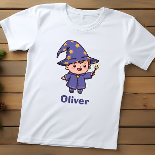 かわいいベビーウィザードの魔法 ベビーTシャツ