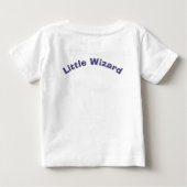 かわいいベビーウィザードの魔法 ベビーTシャツ (裏面)