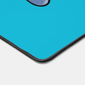 かわいいベビーウミガメ漫画イラストレーション デスクマット (コーナー)