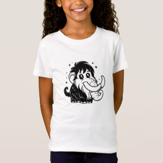 かわいいベビーウールマンモス Tシャツ