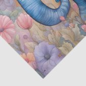 かわいいベビーエレファントインザパステルデイジーガーデン 薄葉紙 (詳細)