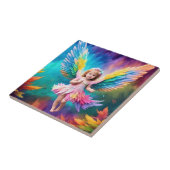 かわいいベビーエンジェルウィングスアート–38424 タイル (側面)