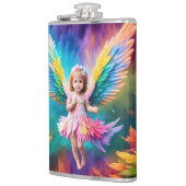 かわいいベビーエンジェルウィングスアート–38424 フラスク (左)