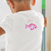 かわいいベビーオッターガール ベビーTシャツ