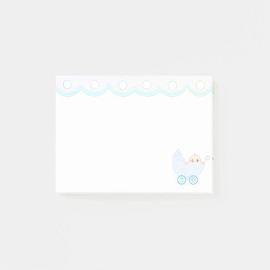 かわいいベビーカー付箋 ポストイット (正面)