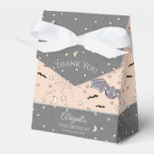 かわいいベビーガールこうもりハロウィーン&秋 フェイバーボックス (正面サイド)