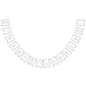 かわいいベビーガールと彼女の携帯ベビーシャワー バンティングフラッグ (全)