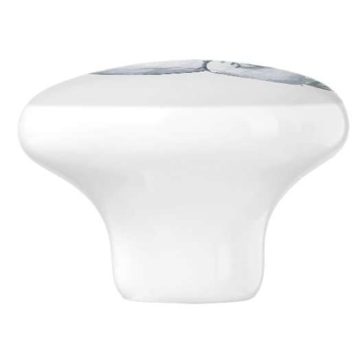 かわいいベビーガールエレファントデッキ セラミックノブ (側面)