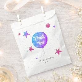 かわいいベビーガールバルーン1st誕生日 フェイバーバッグ