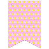 かわいいベビーガール バンティングフラッグ (第1の旗)