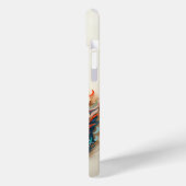 かわいいベビーキツネと花紙切り出し Case-Mate iPhoneケース (裏面 / 左)