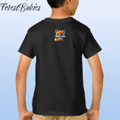 かわいいベビーキツネキッズ野生動物動物マンガグラフィック Tシャツ