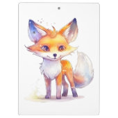 かわいいベビーキツネクリップボード クリップボード (裏面)