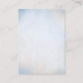 かわいいベビーキツネスノーリーウィンターブックスベビーチケット エンクロージャーカード (裏面)