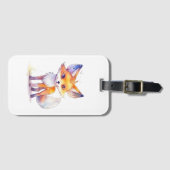 かわいいベビーキツネラゲッジタグ ラゲッジタグ (正面横)