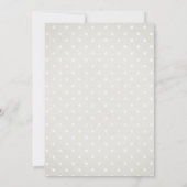 かわいいベビーキツネ双子ベビーシャワー招待状 招待状 (裏面)