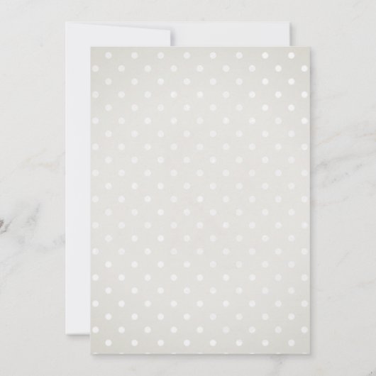 かわいいベビーキツネ双子ベビーシャワー招待状 招待状 (裏面)