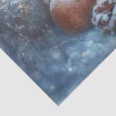 かわいいベビーキツネ素朴冬のクリスマスデクページ 薄葉紙 (詳細)