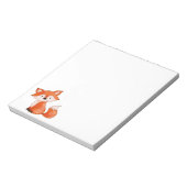 かわいいベビーキツネ |ウッドランド動物 ノートパッド (回転)