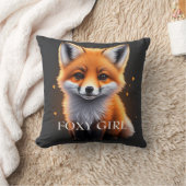 かわいいベビーキツネ クッション (ブランケット)