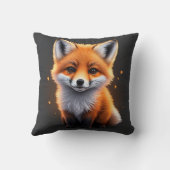 かわいいベビーキツネ クッション (裏面)