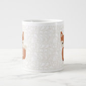 かわいいベビーキツネ ジャンボコーヒーマグカップ (正面)