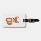 かわいいベビーキツネ ラゲッジタグ (正面横)